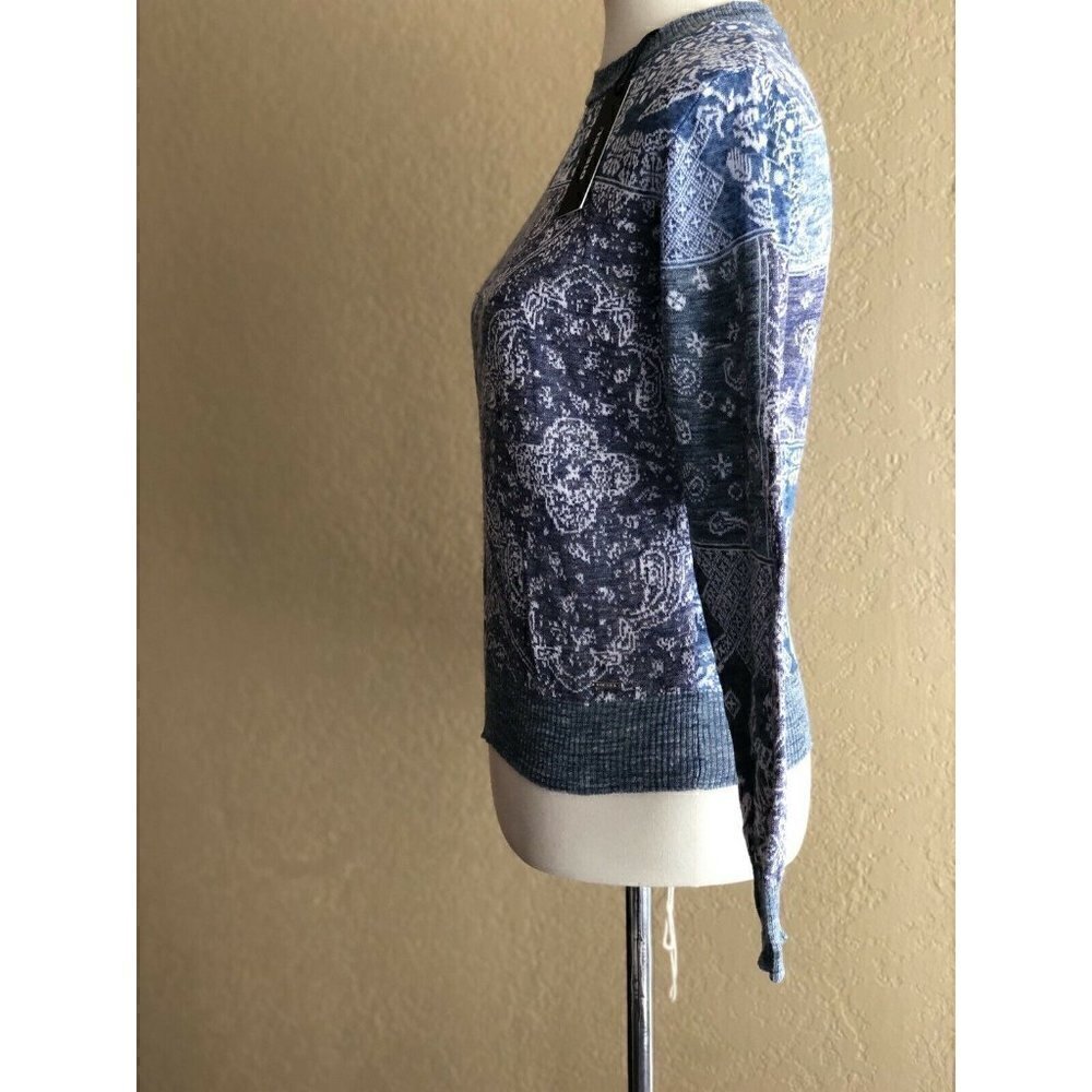 DIESEL Women's Blue M-bandana Sweater Size XS M L $178 DL9 - Picture 11 of 12
